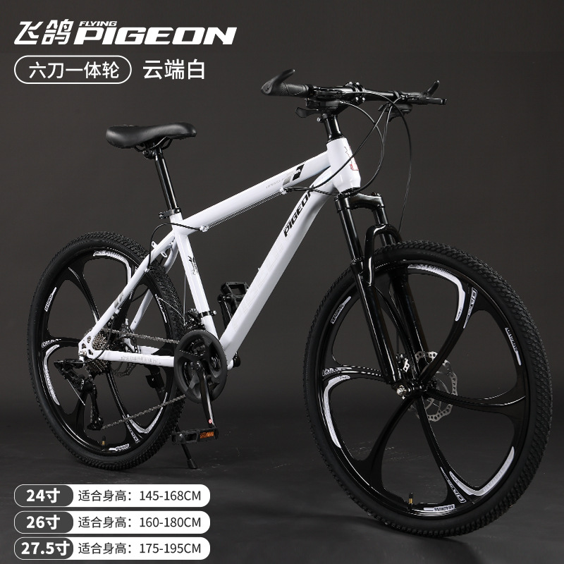 Picture of Flying Pigeon Brand Mountain Bike Men's Variable Speed Off-Road Bike Teenagers Middle School Students Ladies Road Racing Adult