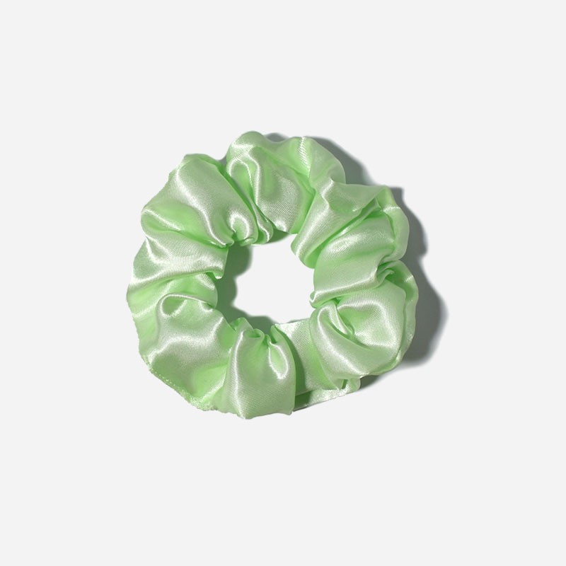 Picture of European and American Cross-Border Solid Color Large Intestine Hair Ring Foreign Trade Style Satin Head Flower Korean Style Headband Hair Accessories Head Rubber Band Wholesale