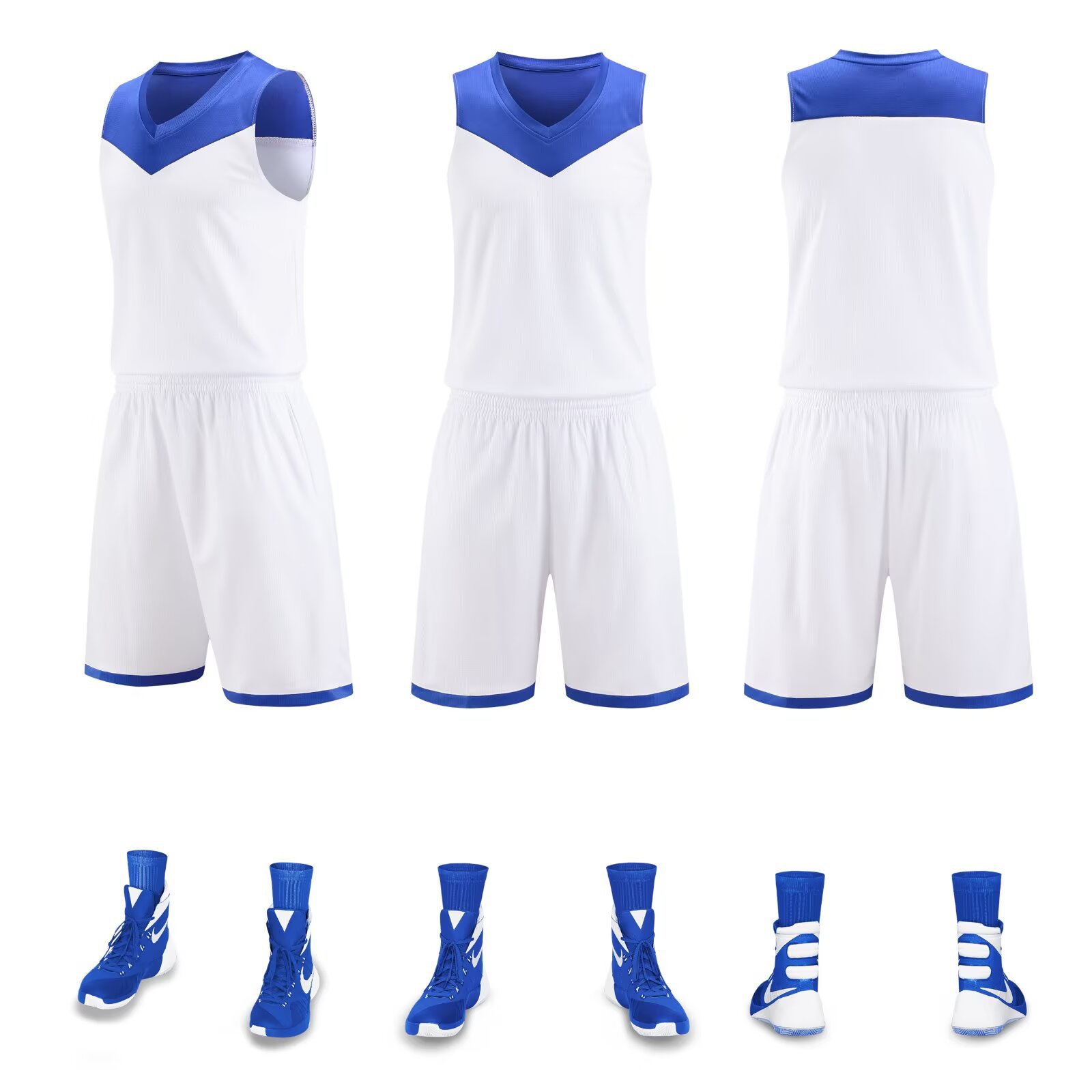 Picture of New in stock basketball uniform suit men's competition team uniform adult children training basketball uniform vest outdoor sports