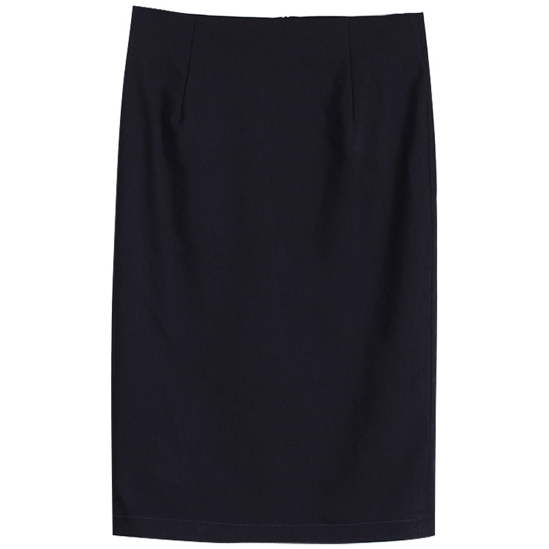 Picture of [Long High Waist Skirt] Skirt Women's Mid-Length Xia and Western Skirt Work Temperament Slit Hip Covering One Step Skirt
