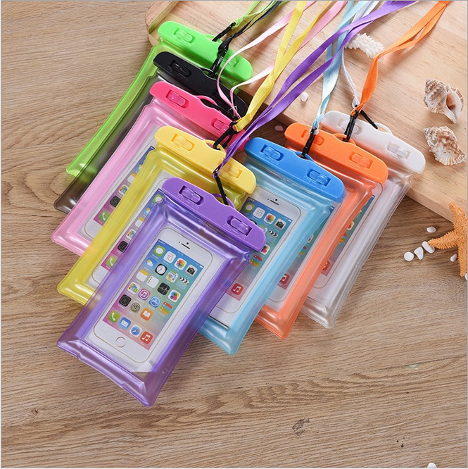 Picture of Airbag Mobile Phone Waterproof Bag Takeaway Rider Special Swimming Hot Spring Touchscreen Rainproof Sealed Bag Fixed LOGO