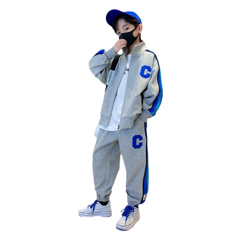 Boys' autumn suit 2025 new large children's spring and autumn sportswear handsome children's spring tide children's clothing wholesale