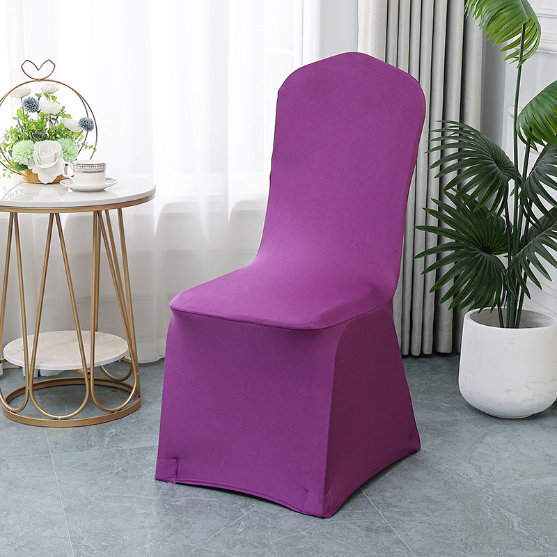 Picture of Elastic Chair Cover Thickened Hotel Chair Cover Wedding Banquet Hotel Wedding Universal Wedding Special All-inclusive