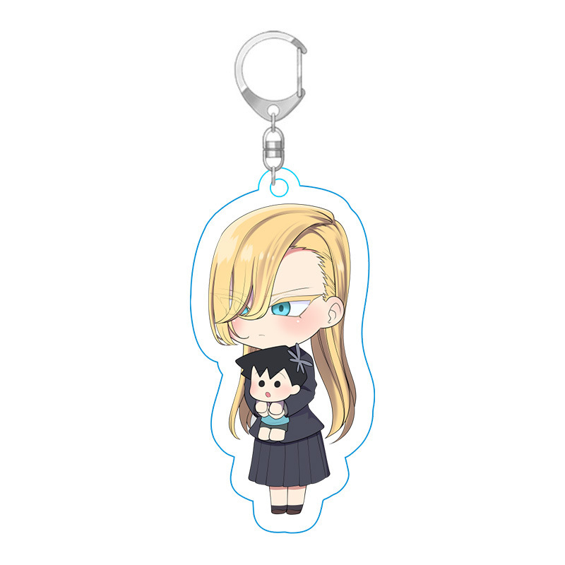 Picture of Ancient students have communication disorders animation surrounding only wild people key chain acrylic key chain hanging