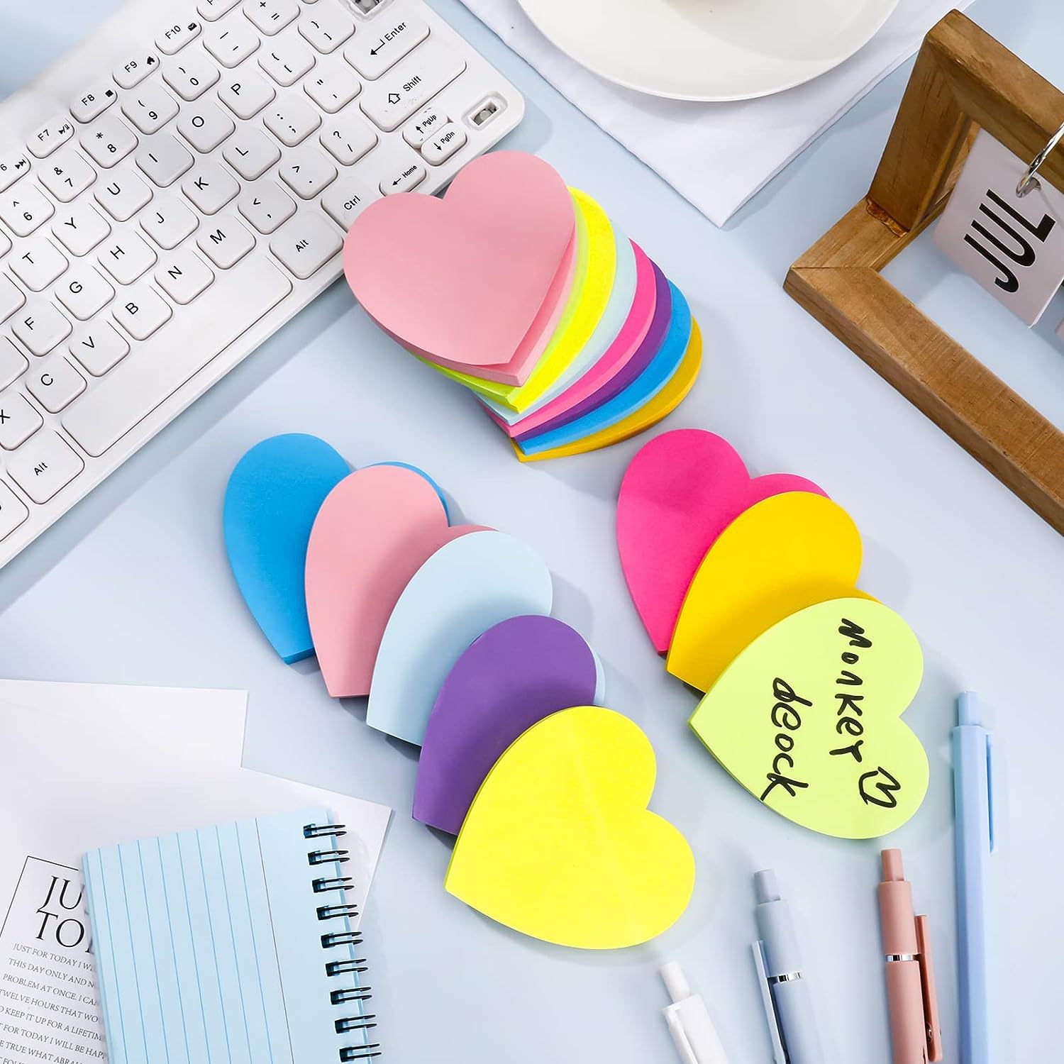 Cross-border love sticky note color note paper message Note Book cartoon paste N times stickers multi-color special-shaped cartoon