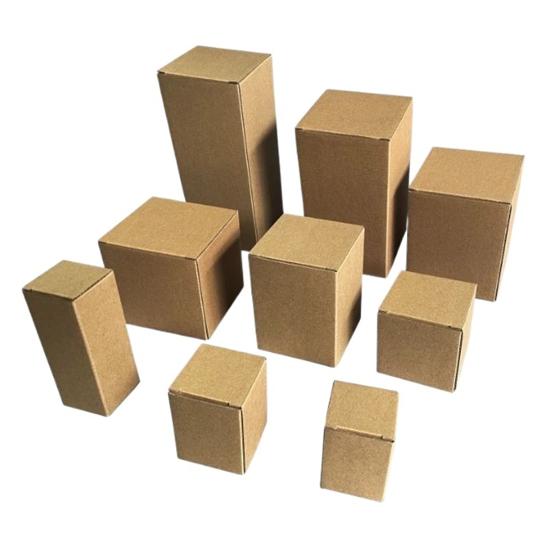Shenzhen in stock three-layer cowhide carton fragile products original color corrugated carton foreign trade color printing cowhide packaging box customization