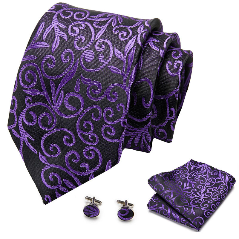 Picture of New Tie in Stock Cross-Border Hot Selling Tie Manufacturer Business Men's Formal Tie Set Ready-Made Fashion Accessories