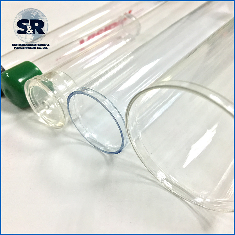 Source Manufacturer Senrui Plastic Tube Environmentally Friendly Transparent Tube High Transparent Pc Tube Decoration Pendant Lamp Display