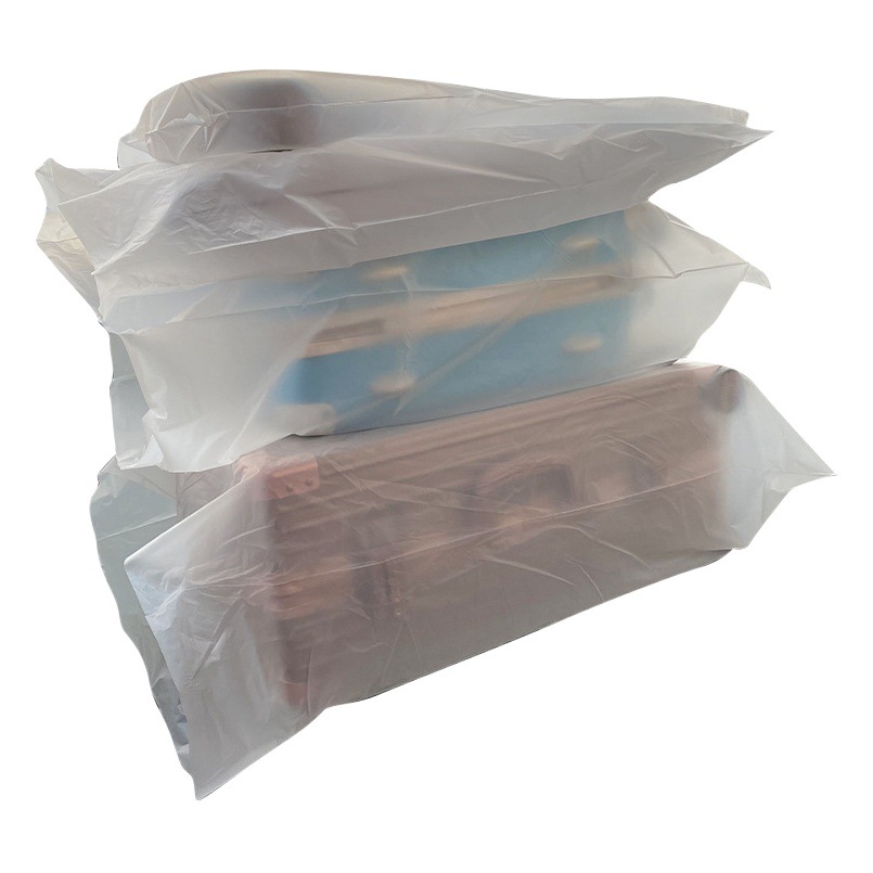 CPE frosted bag flat pocket waterproof dust bag frosted large size flat pocket thickened flat frosted bag