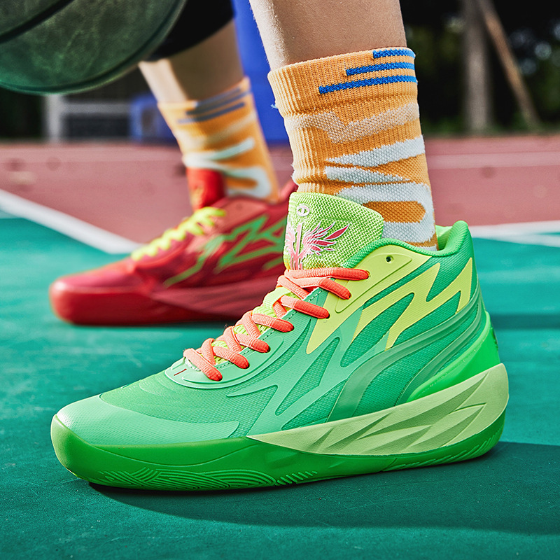 High-Top Shoes Men's Large Size 2025 New Couple's Basketball Sneakers Spring and Autum Men's Shoes Sportshoes