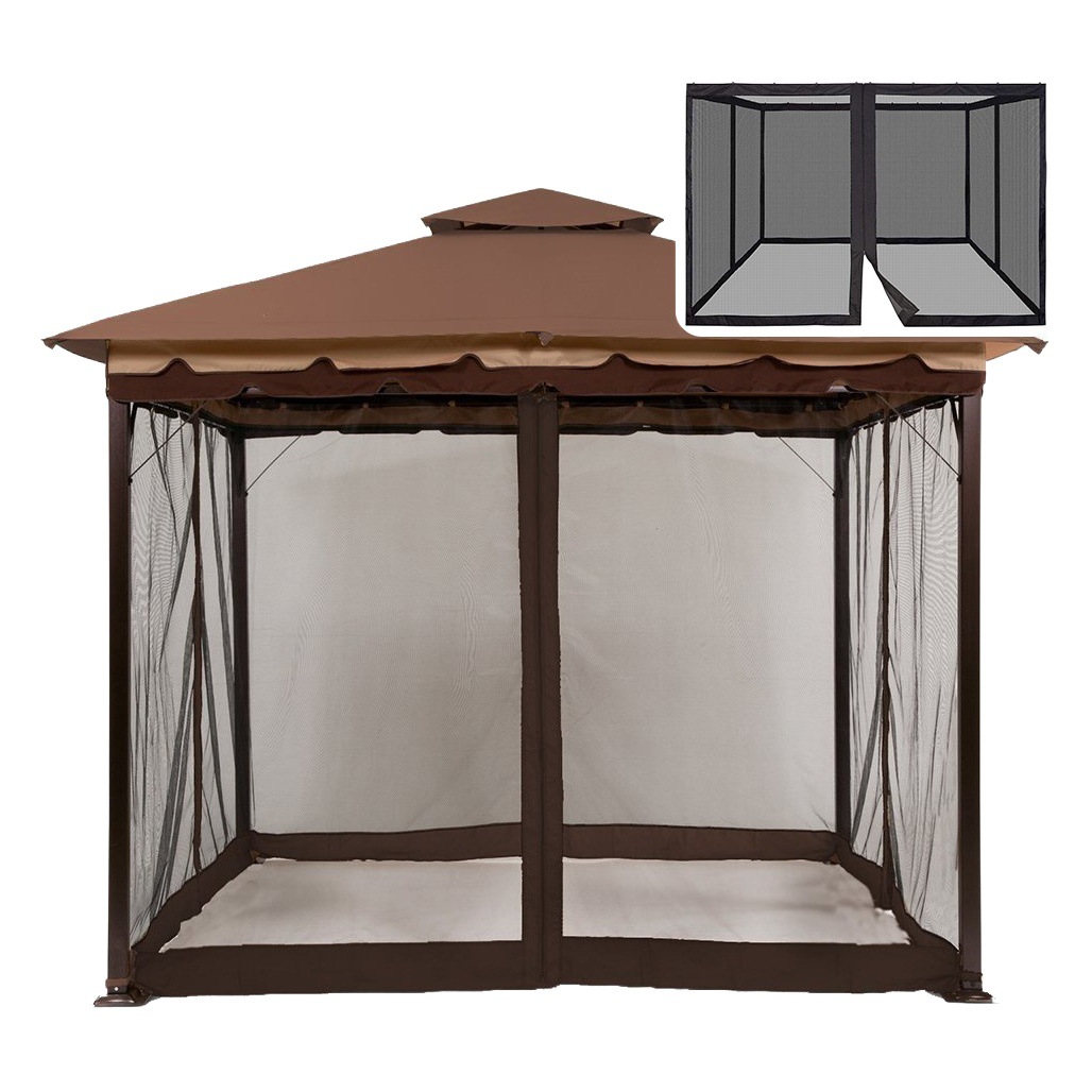 Picture of Gazebo tent mosquito net barbecue shed mosquito net garden fence outdoor insect curtain mosquito net factory direct sales