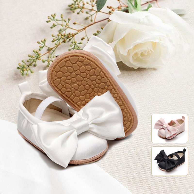 Infant Shoes Spring, Autumn and Summer Girls Infant Baby Princess Non-Slip Shoes Soft Sole Toddler Shoes Cross-Border Ready Stock