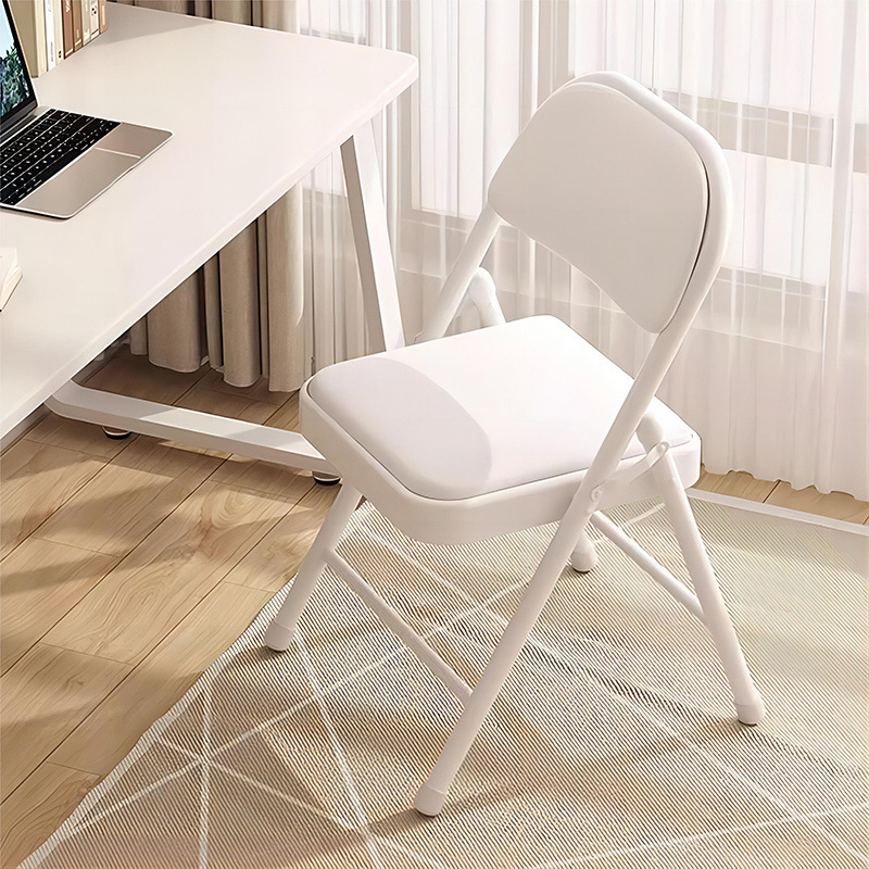 Folding Backrest Chair Computer Home Chair Stool Student Dormitory Office Dormitory Conference Seat Durable