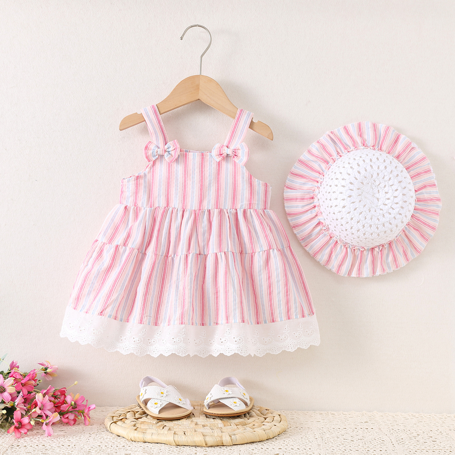 1753 foreign trade children's clothing wholesale children's skirt baby girl sling dress summer western style children's online red skirt