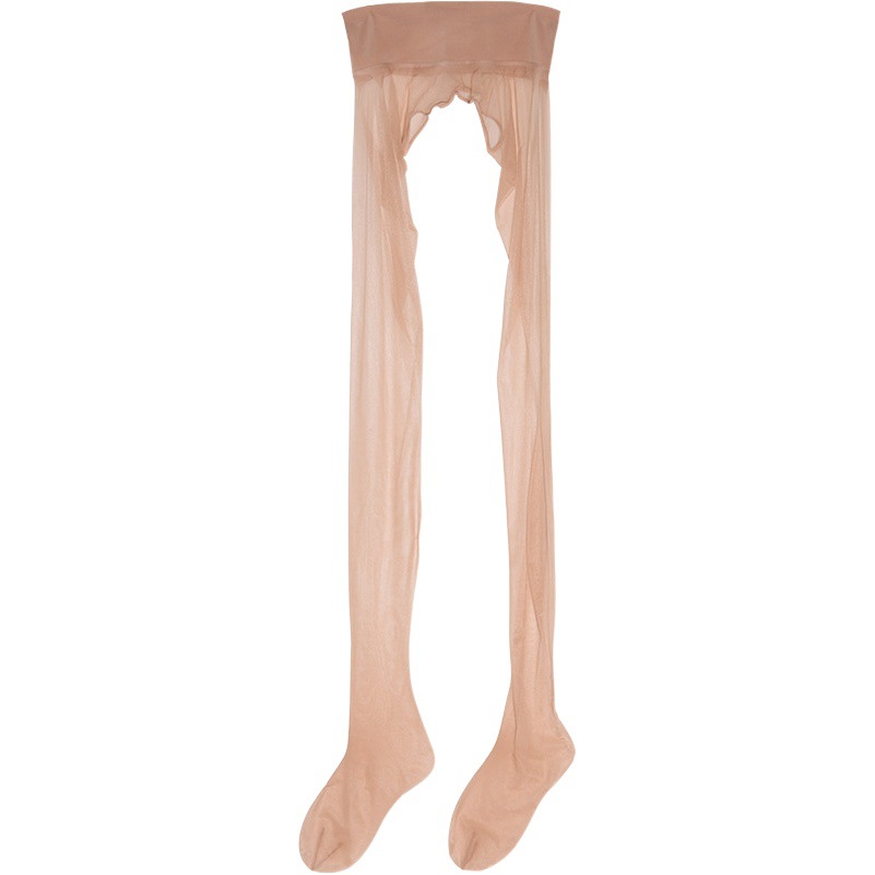 Aurora Series Men's 1D Oil Bright Stockings Ultra-thin Sexy Transparent Tipped 360 Pants Seamless Jj Set Stockings