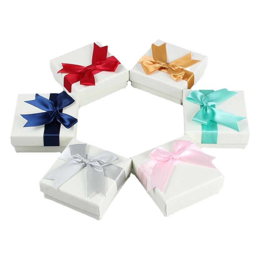 Jewelry Box suit ring box bow packing box ring necklace bracelet jewelry bracelet box jewelry box