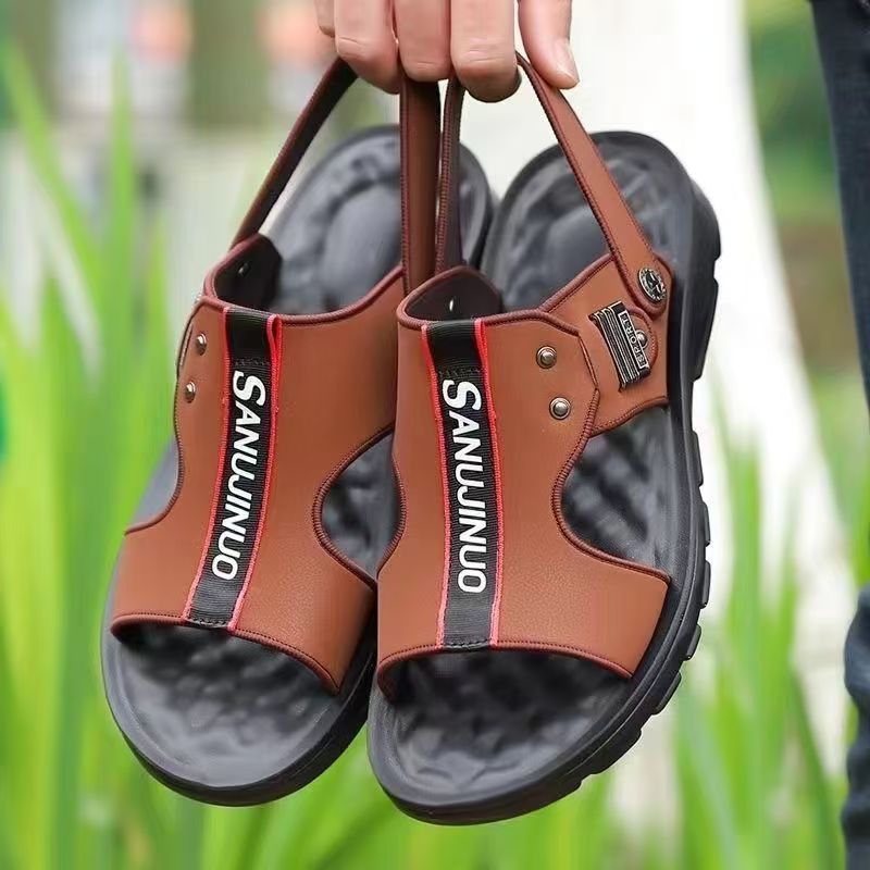 A generation of men's sandals non-slip summer waterproof high-grade beach sandals wear thick-soled wear-resistant soft-soled sandals