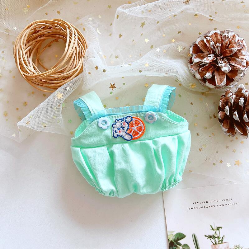 Picture of Hot selling one-shoulder bib pants 20cm cotton doll normal body fat body clothing accessories in stock