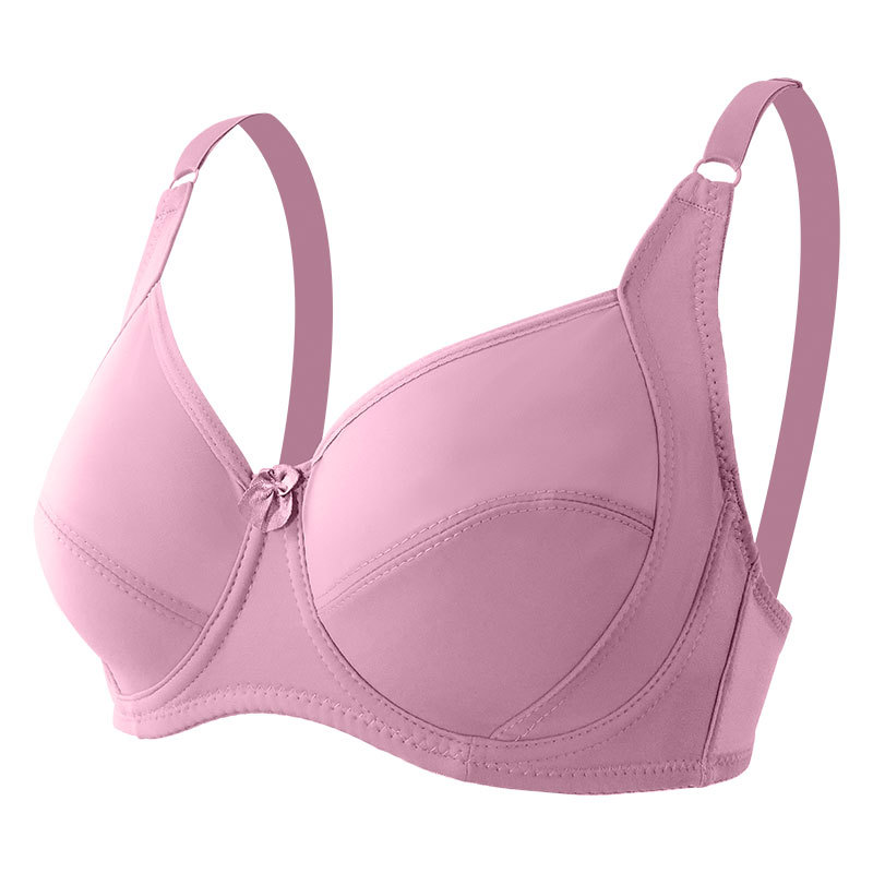 Picture of Amazon cross-border plus size D cup bra side support traditional cotton Cup underwear big chest small adjustable bra
