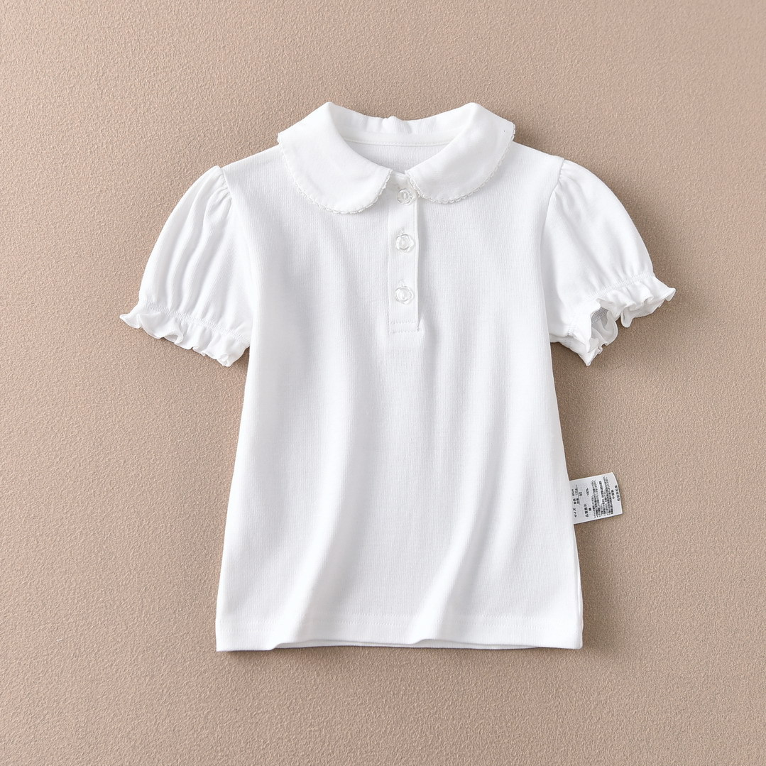 Picture of Distribution school uniform performance clothes all-match export Japanese T-shirt Navy style anchor student bottoming shirt boys and girls children