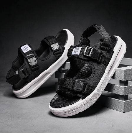 Picture of Cross-border exclusive for fashion casual open toe breathable beach Velcro foreign trade Men's drag cool beach shoes factory wholesale