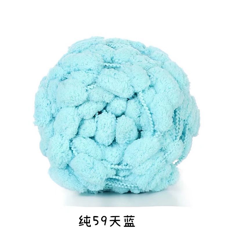 Picture of Ball ball ball ball pearl line Sangzi line 130g handmade DIY sofa cushion floor mat thick ball ball line wholesale