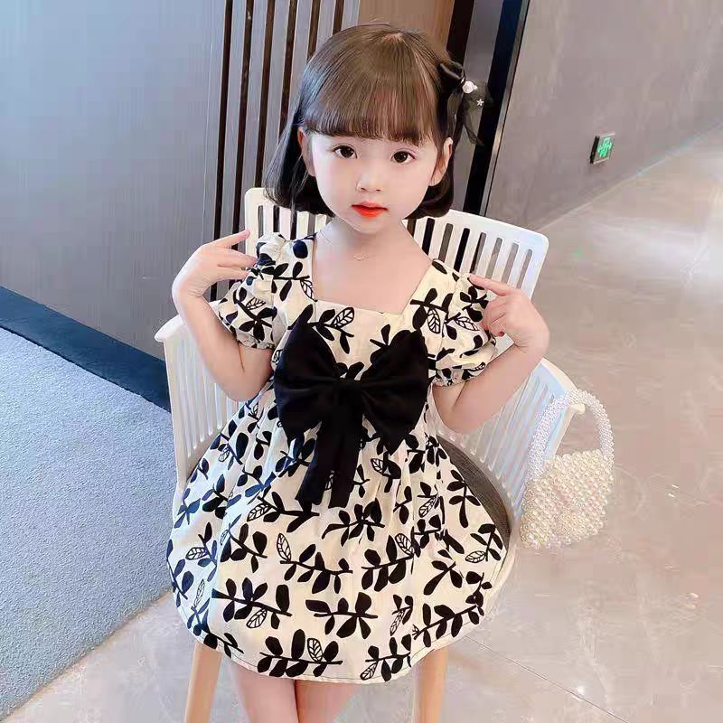 Picture of Girl's Princess dress Summer New Children's Short Skirt Butterfly Skirt Children's Online Popular Women's Treasure Summer Dress