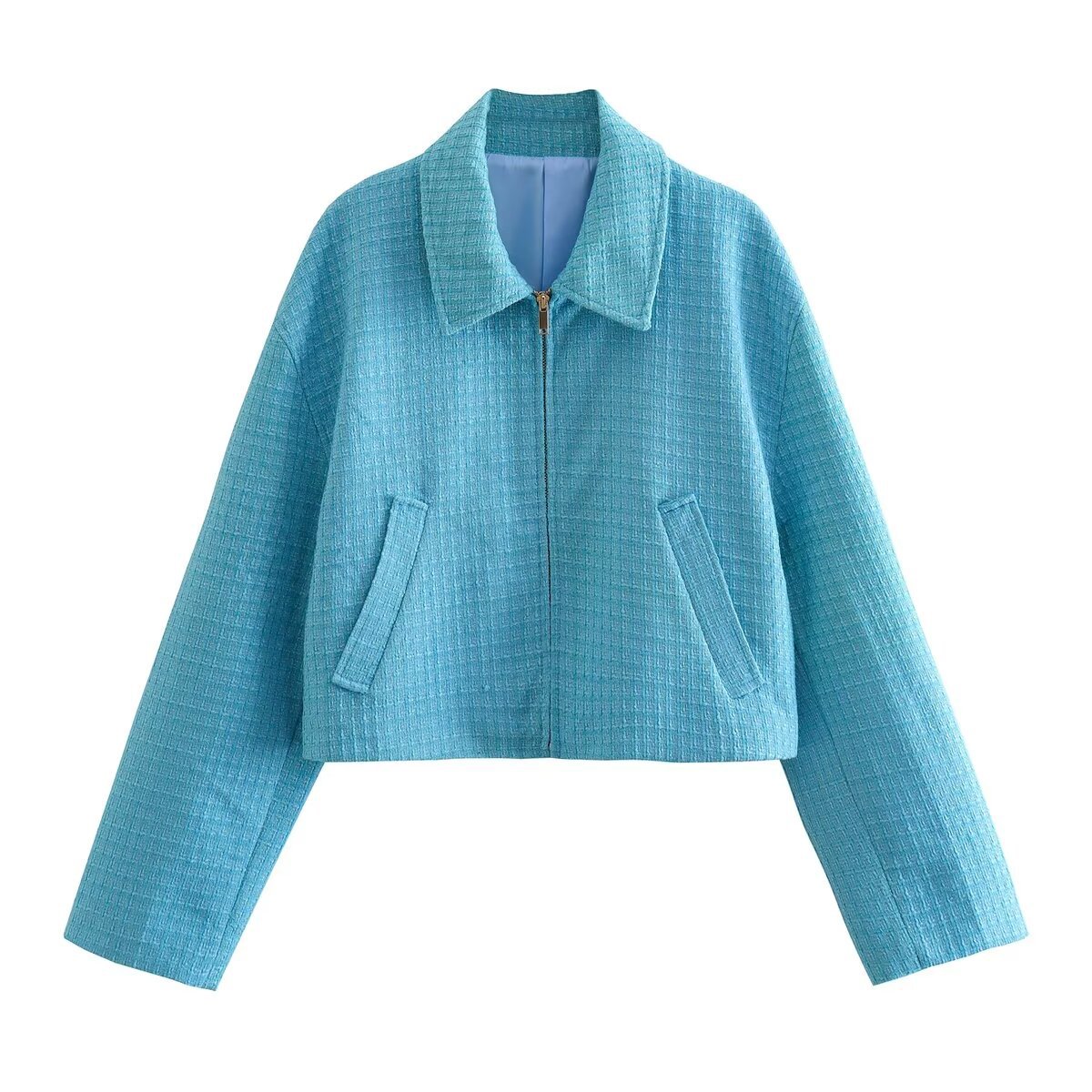 European and American Style Amazon Cross-Border Wholesale 2024 Small Fragrant Baseball Uniform American Style Niche Outwear Jacket
