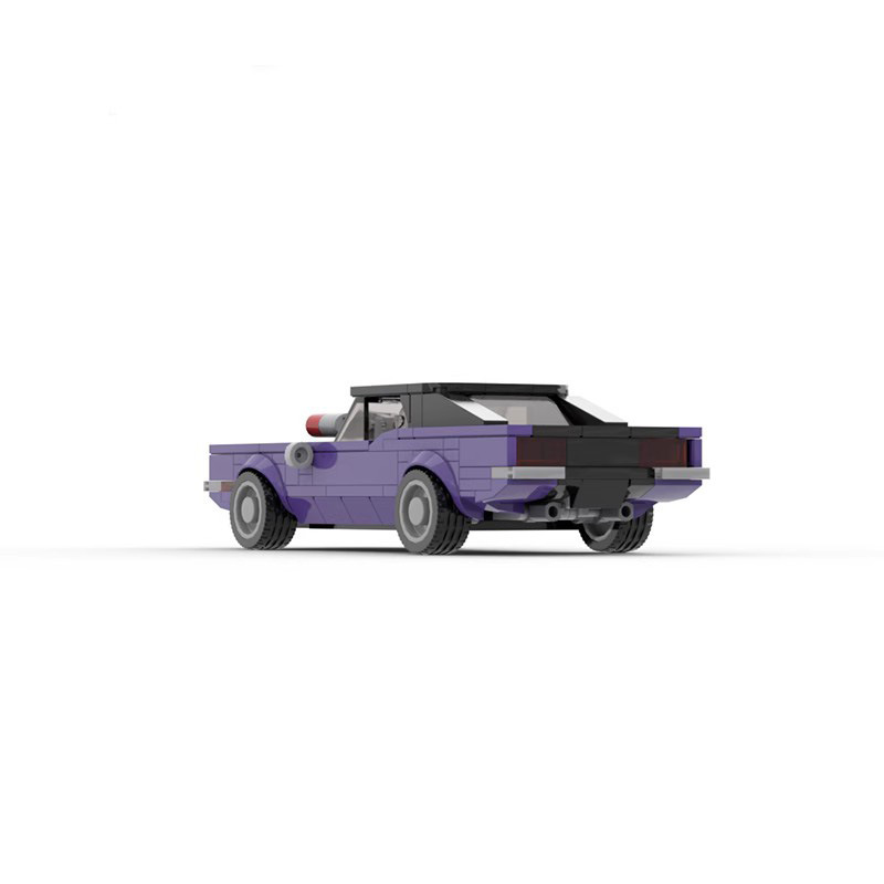 Picture of MOC Building Blocks Assembled Building Blocks Creative speed 8 Car Series 1970 Dodge Challenger Compatible with Lego Sports Car