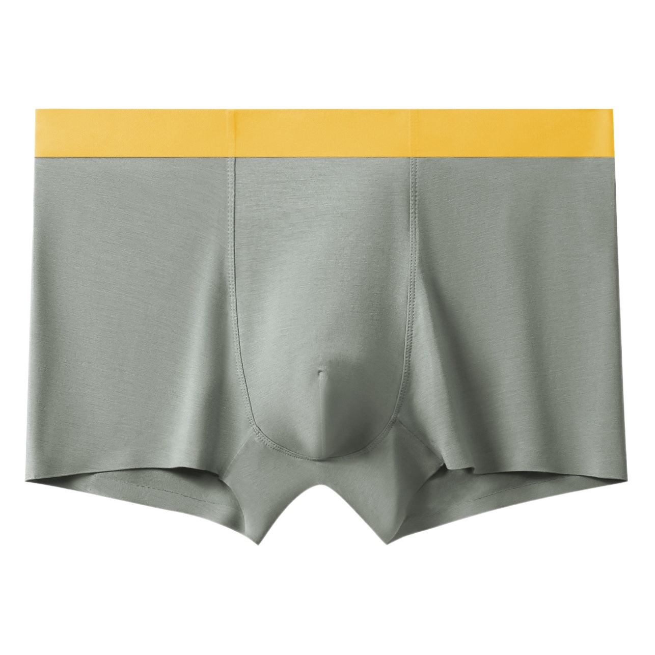 Kelly modal men's underwear boxers breathable and comfortable solid color seamless simple contrast underwear wholesale