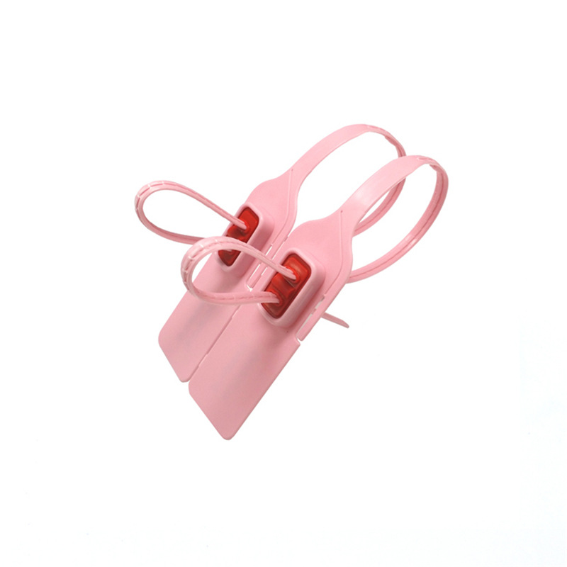 Picture of Junyue disposable double buckle plastic seal wholesale plastic seal lock anti-theft buckle high-end anti-counterfeiting plastic lead seal