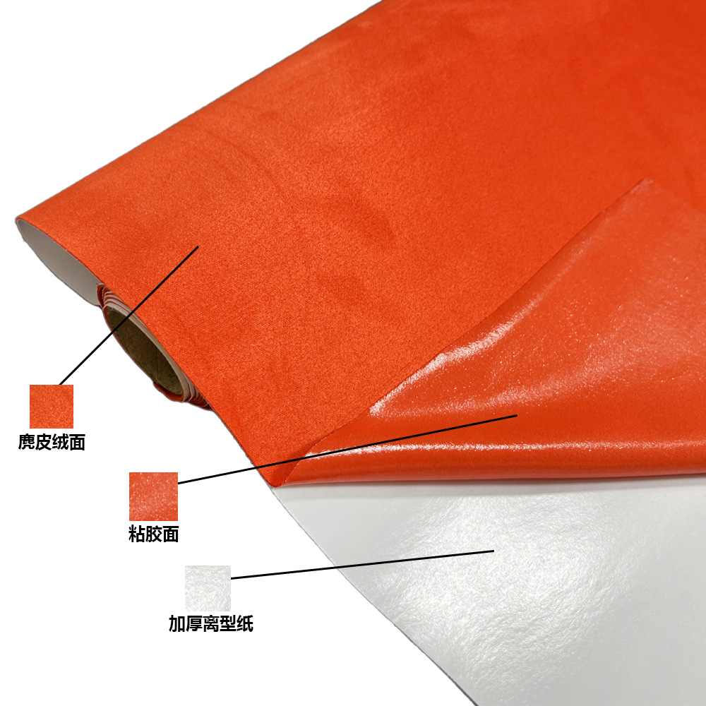 Picture of Suede suede suede flannelette sofa repair subsidy self-adhesive modified car interior central control roof modification cross-border hot sale