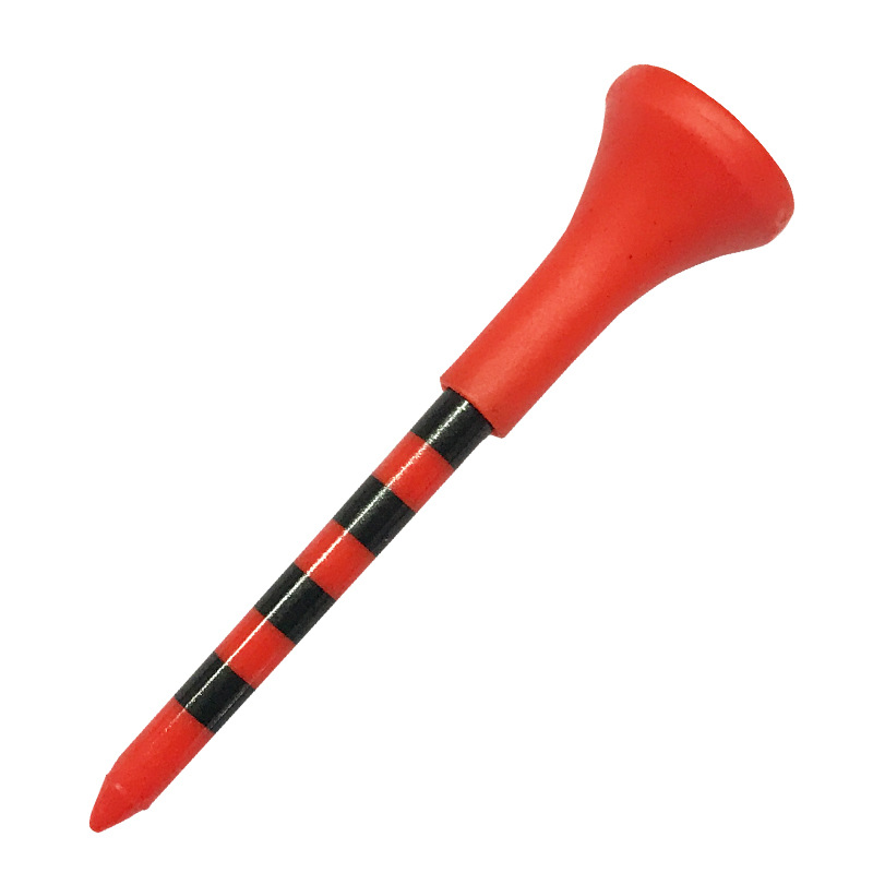 Picture of Golf Nail TEE Plastic tee Multi-size Rubber Sleeve Soft Rubber Headset Serve Golf TEE Ball tee