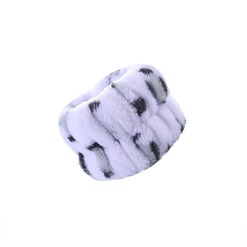Picture of Cross-border plush face-washing wrist strap moisture-proof cuff women's waterproof wristband sports bracelet Europe and the United States solid color hair band wholesale
