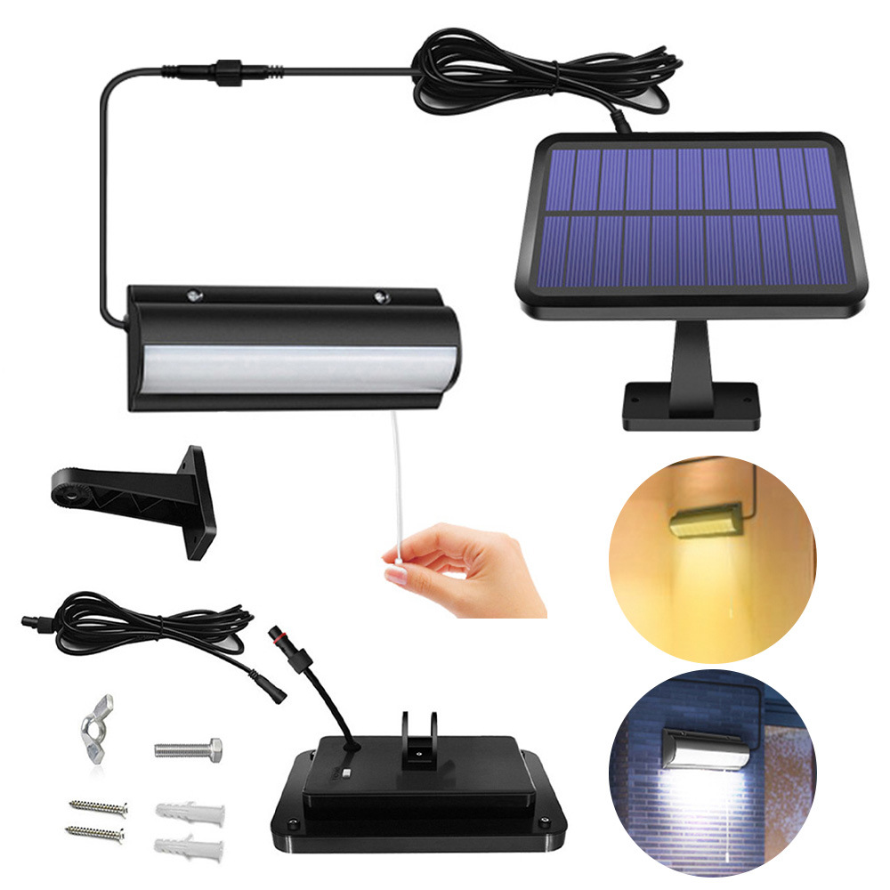 Solar outdoor light, ultra-bright indoor home lighting hanging lamp, outdoor waterproof courtyard street lamp, human body sensor wall lamp