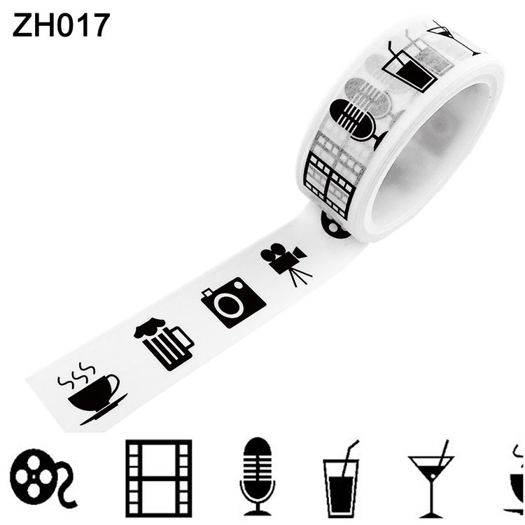 Picture of Manufacturers cross-border a generation of cartoon Christmas festival DIY decorative stationery color hand account stickers and paper tape