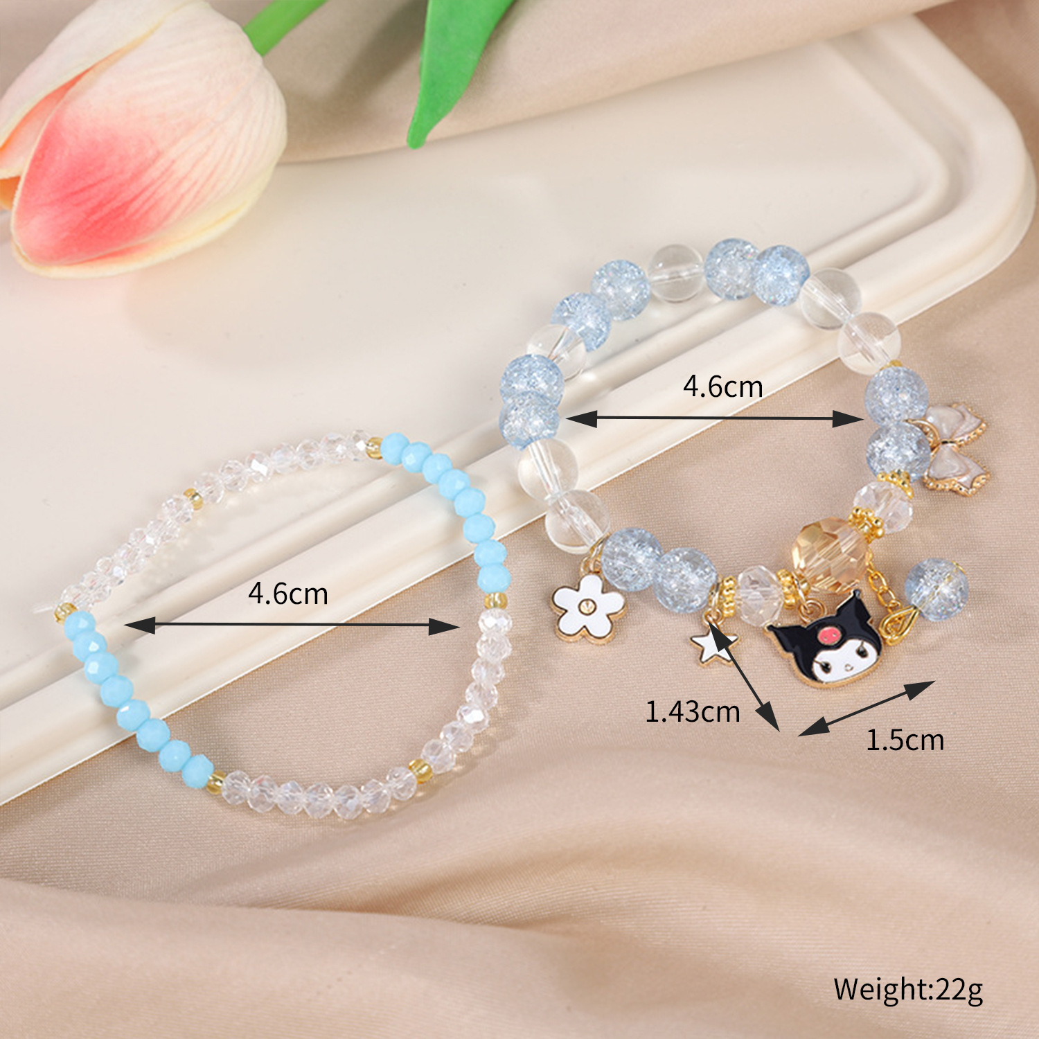 Picture of Children's Bracelet Bracelet Bracelet Beaded Crystal Women's Cute Students Girls' Bracelet Children's Gift