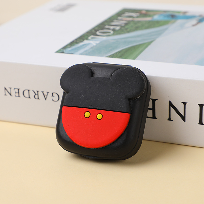 Picture of Creative cute girl Heart star moon box glasses case cartoon contact lens myopia couple box beauty contact double box