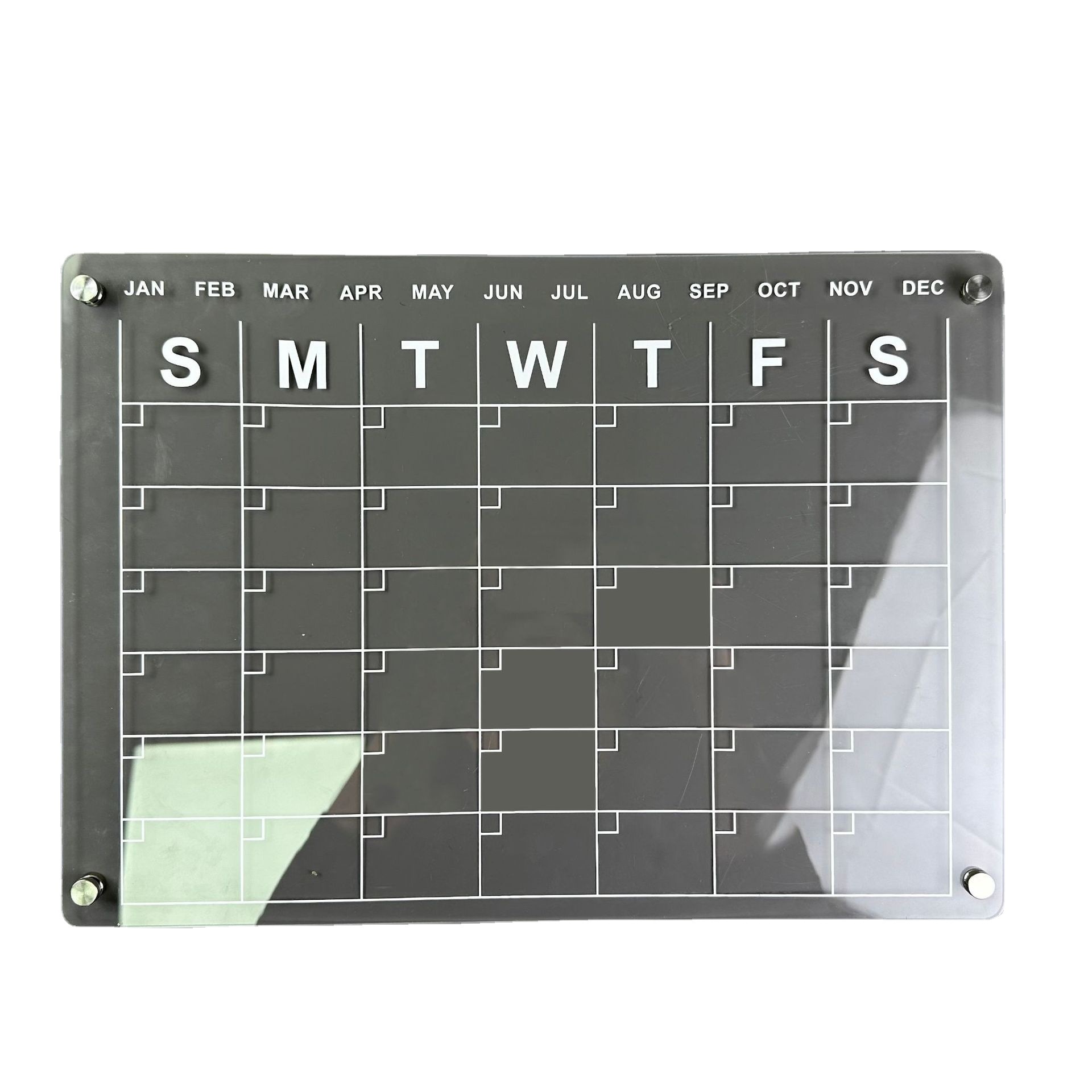 Picture of Acrylic magnetic refrigerator magnet wholesale dry erase transparent writing board magnet cross-border new calendar weekly schedule