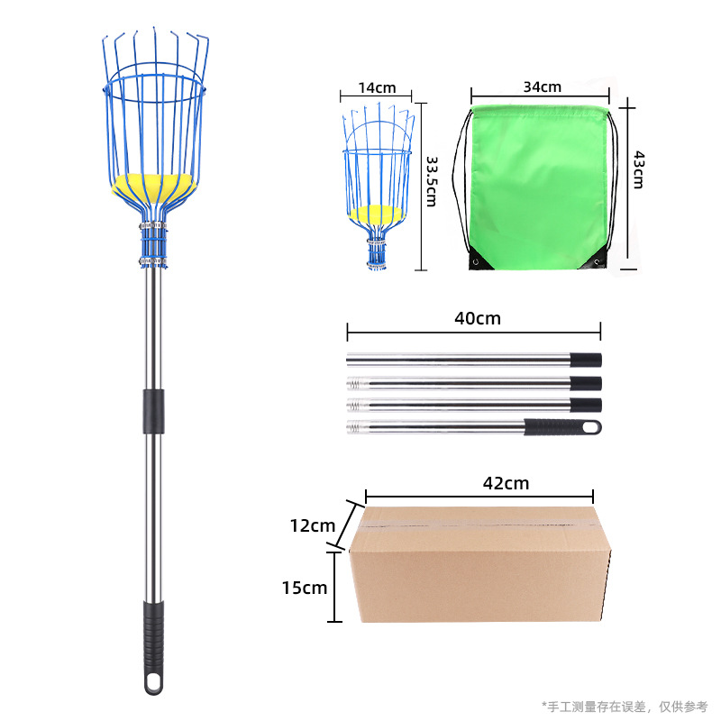 Picture of Cross-border garden fruit picker tool fruit picker fruit long pole picking apple plum high altitude picking fruit picking