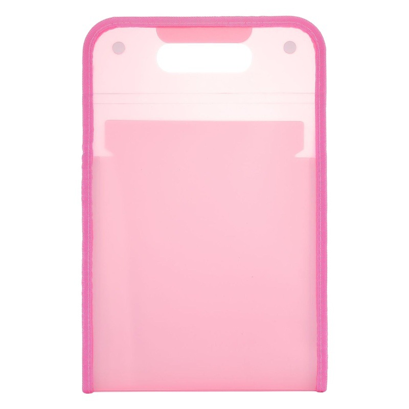13-Layer Vertical Edged Accordion Bag Pp Translucent Folder Satchel Student Test Paper Storage Bag Classification Subject Bag