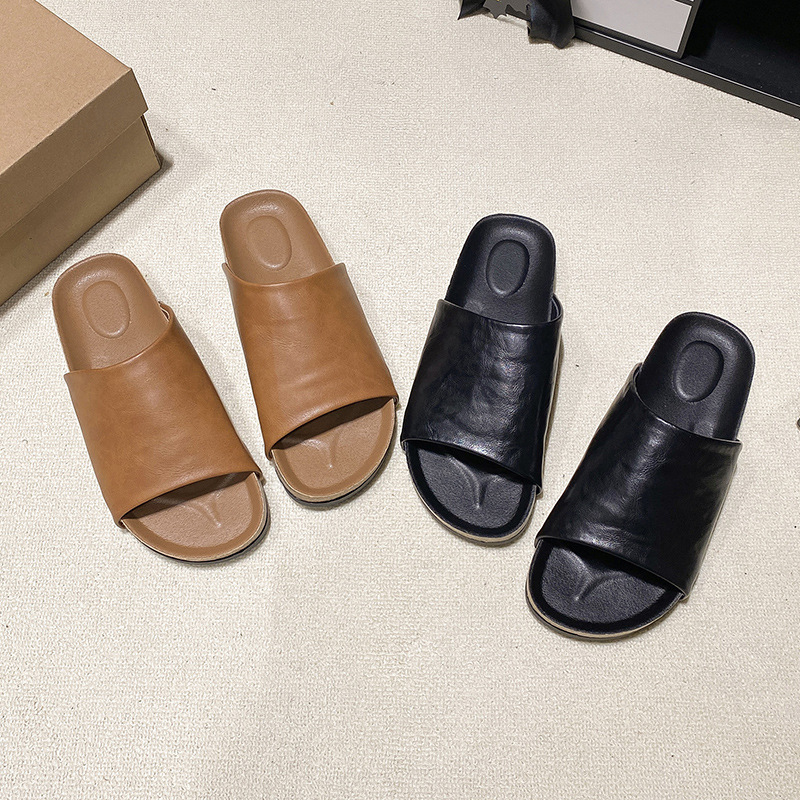 All-match series thick-soled Birkendish sandals for women's summer outdoor wear high-end 2024 Mori fashion half slippers