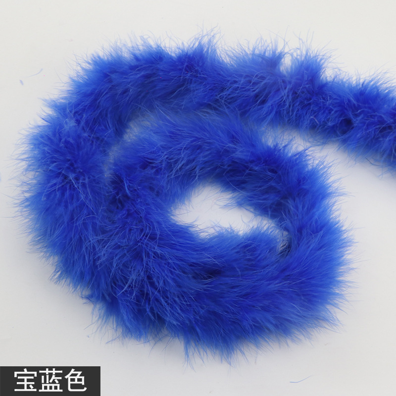 Picture of Tops wholesale Turkey plush plush feather diy1 2 M 16G performance stage decoration feather strip
