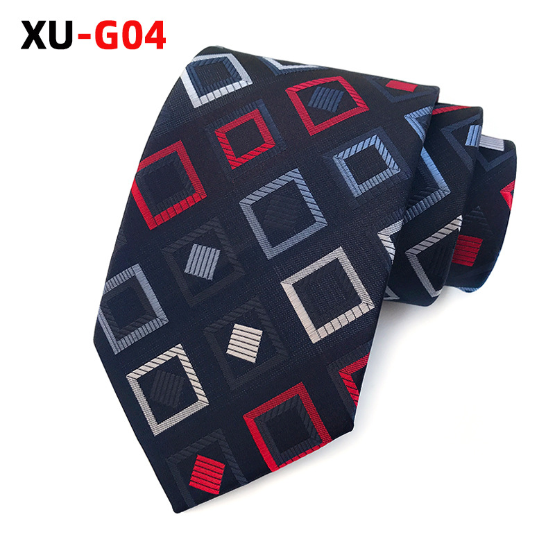 Picture of Factory Ready Supply 2025 New Polyester Jacquard Fashion Plaid Tie Formal Tie