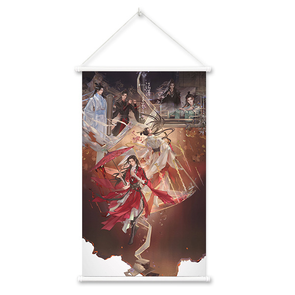 Picture of Shenzhen factory God blessing hanging painting wholesale comic exhibition peripheral scroll painting spray painting secondary yuan Anime Poster