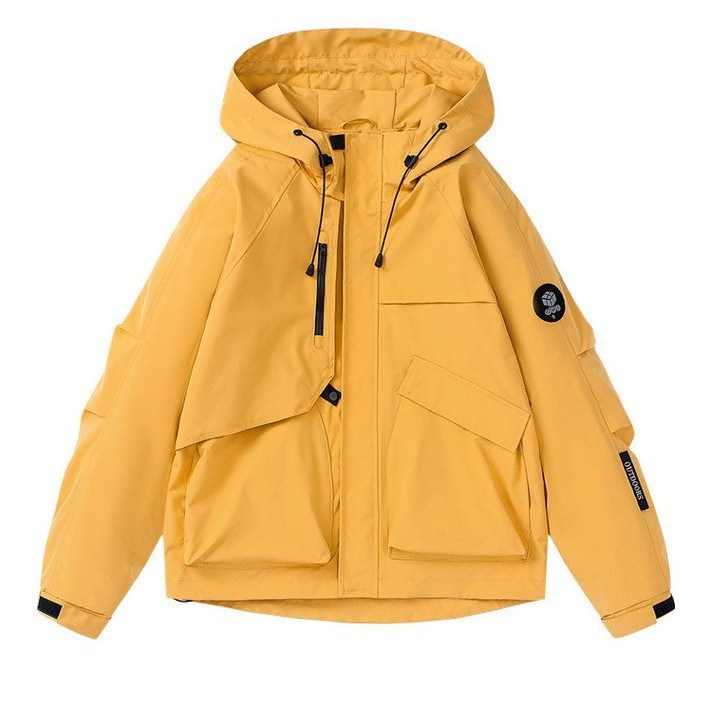 American-style Bright Color Waterproof Jacket for Men and Women Spring and Autumn Outdoor Windproof Mountaineering Jacket