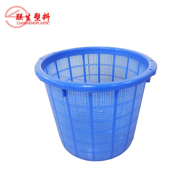 Plastic basket turnover frame round turnover basket material plastic basket new material plastic basket factory wholesale collection