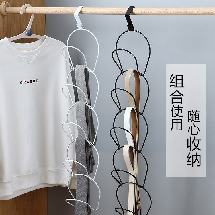 5 Pack Multi-functional Wrought Iron Hat Hook Non-marking Punch-free Bag Clothes Storage Rack Multi-layer Clothes Hood Hanger