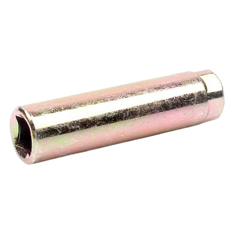 Backpack square hole connector cutting irrigation mower flexible shaft operating rod hard shaft connecting sleeve pipe accessories Chengtian Garden