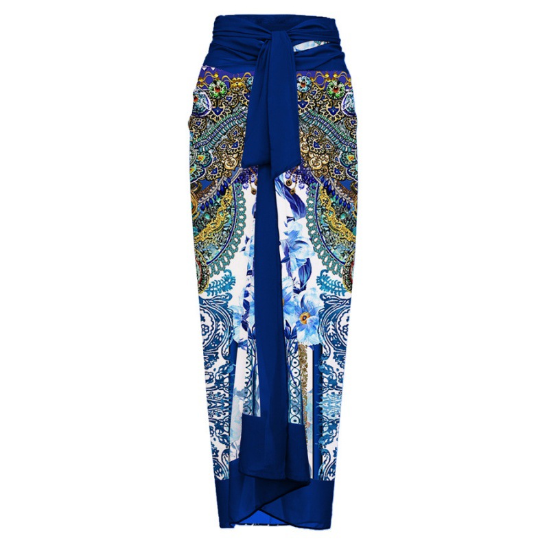 Picture of 2024 Amazon AliExpress one-piece swimsuit 3D big flower decoration sexy Peco Peco print swimsuit suit women